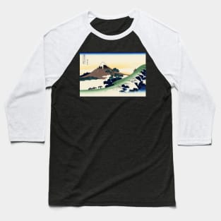 Mt. Fuji, Vintage Woodblock Print Baseball T-Shirt